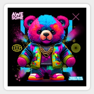 awesome baby punk bear (teddy bear lovers club) Magnet